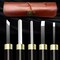 Wood Carving Tool Set High Carbon Steel Sharp Engrave Kit 5 Pcs Hand Carve Tool Kit for Wood Soap Stone Seal Sculpture Engraving Cutting Knife Set DIY Craft
